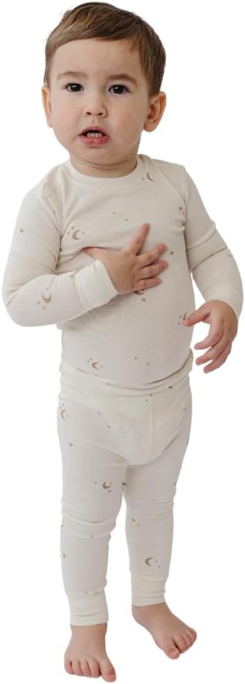 Tealbee Toddler Pajamas – 2 Piece Set (12M-4T) Ultra-Soft Modal for Boys and Girls