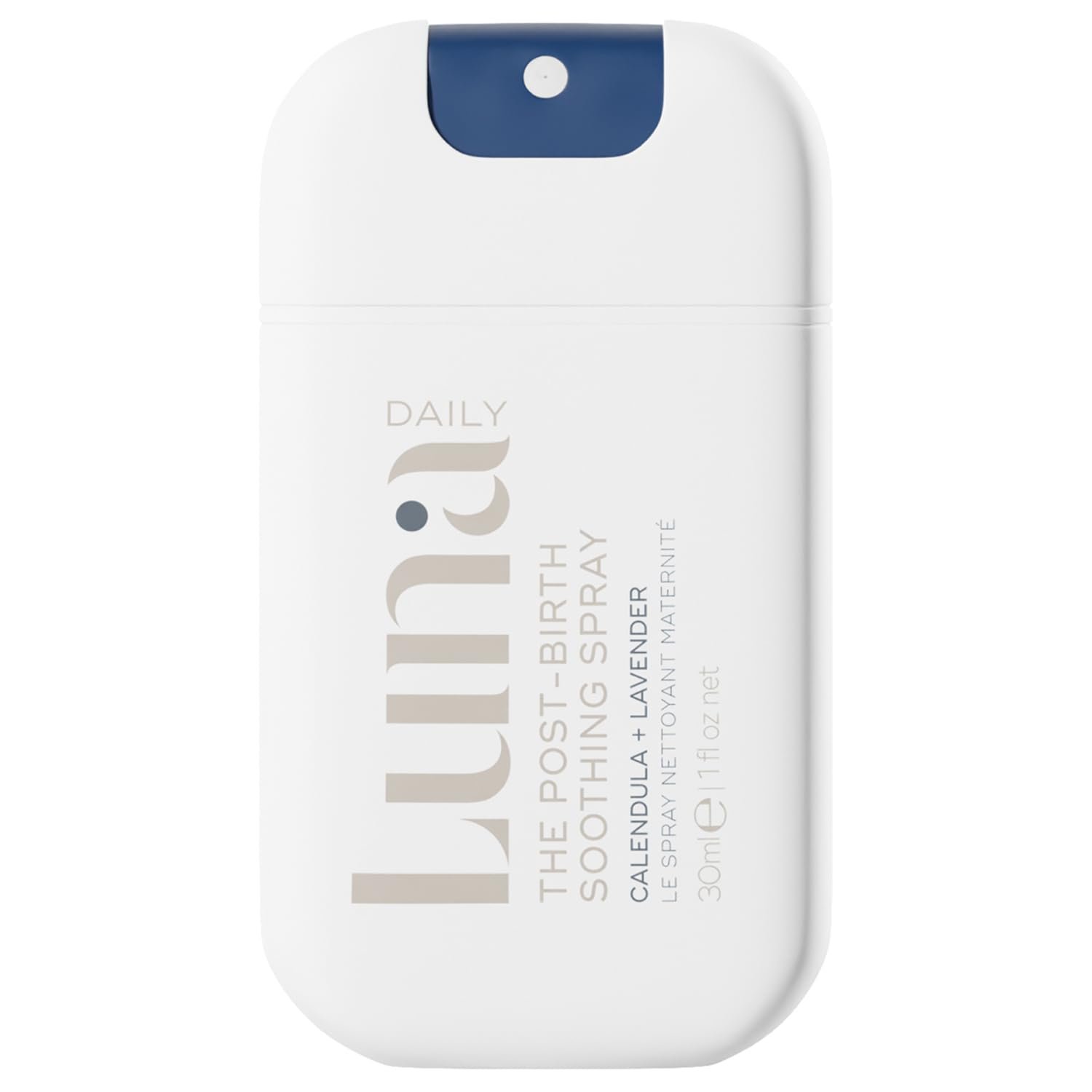 Luna Daily Postpartum Spray, Fragrance-Free with Aloe Vera | pH-Balanced Perineal & Feminine Recovery Care | Cooling Relief for Intimate Itch | Vegan, Soothing Cleanser & Pregnancy-Safe, 30ml