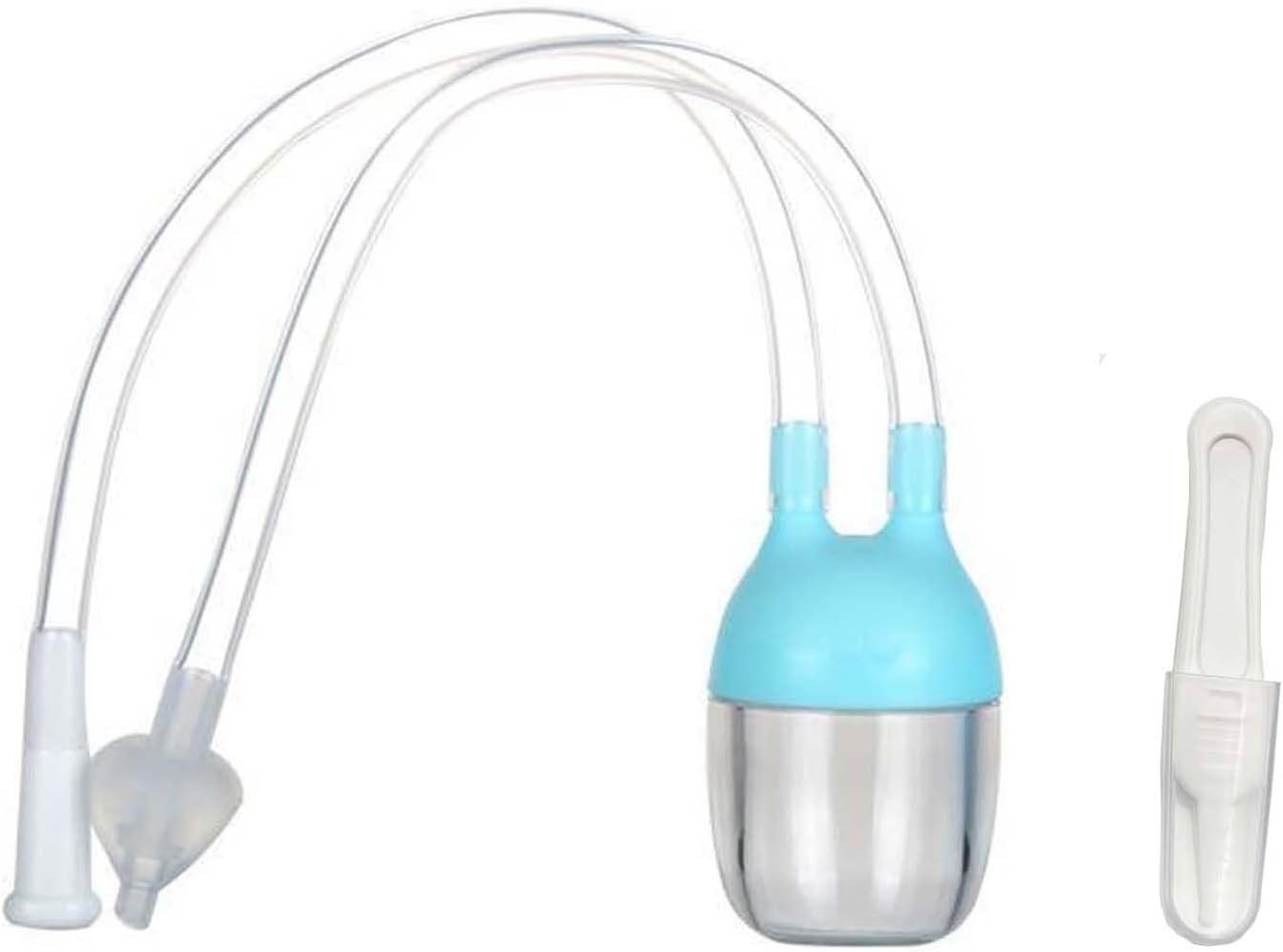 Baby Nasal Cannula with Nose Clip – Anti-Reflux Blue Oxygen Tube for Newborns, Infant Oxygen Therapy & Respiratory Care