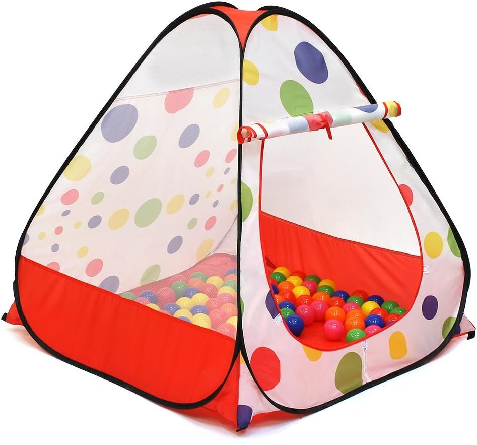 Kids Ball Pit Pop up Play Playhouse Tent, for Boys Girls Babies and ToKids Ball Pit, Playhouse Tent for Boys Girls Babies and Toddlers, Indoor Outdoor Toy Balls Not Includedddlers