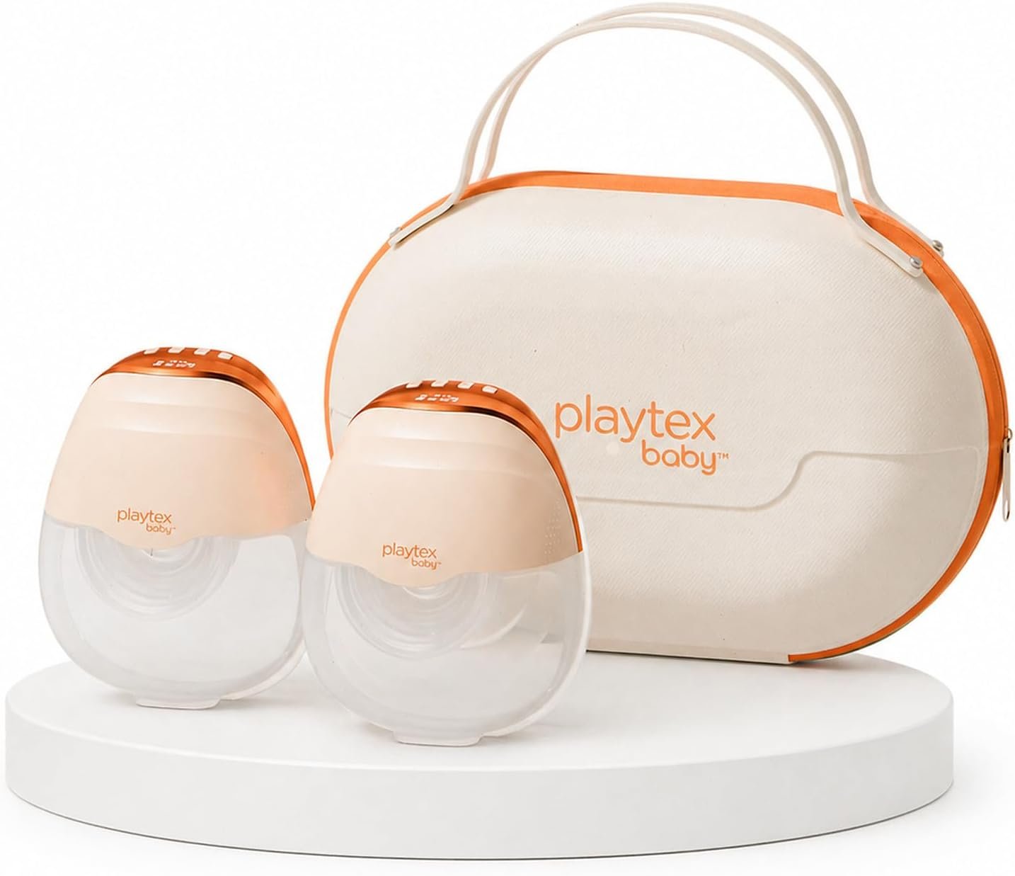 Playtex Baby Electric Breast Pump (H15 Wearable Model), Hands-Free in-Bra Pump, 3 Modes, 12 Levels, Quiet Operation, 180ml Capacity
