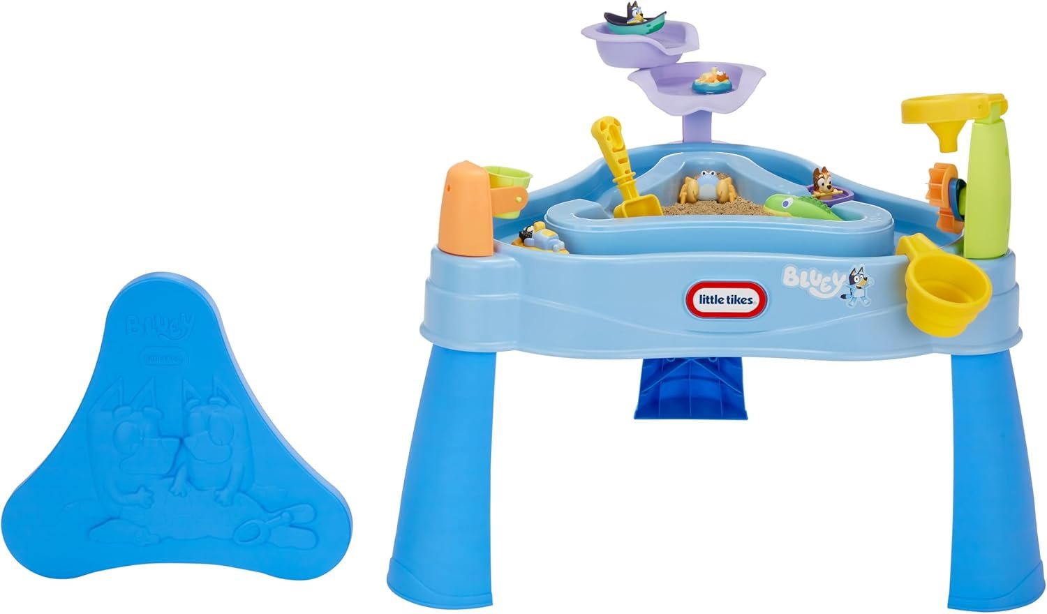 Little Tikes Bluey Water Table with 6 Accessories, Bluey Active Play, for Boys and Girls Ages 1-6 Years