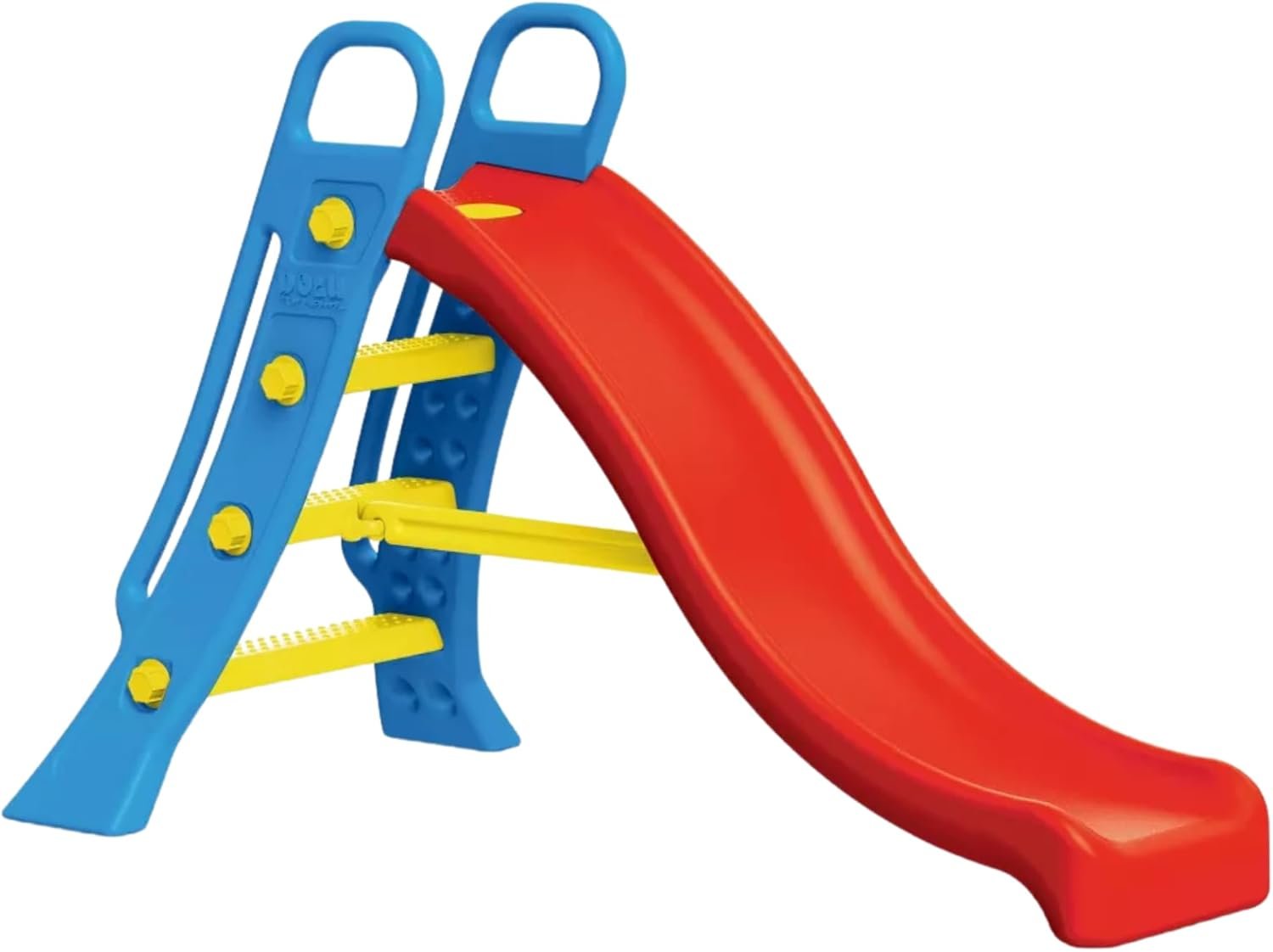 DOLU Big Water Slide – Colorful Plastic Outdoor Water Slide, Attach to Garden Hose for Water Feature, Indoor Use Too, Kids and Toddlers Ages 2 and up