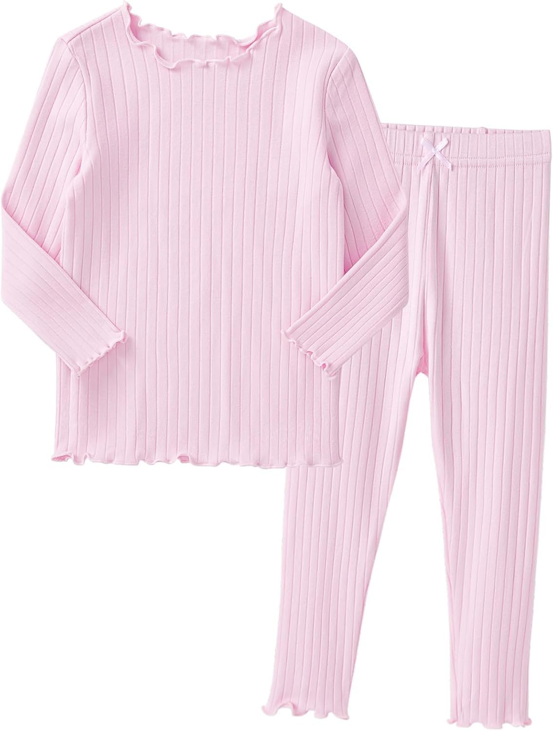 pureborn Baby Pajamas Set Pjs – Kids Toddler Boy Girl Short Long Sleeve Snug Fit Sleepwear 2pcs 12M-7Y