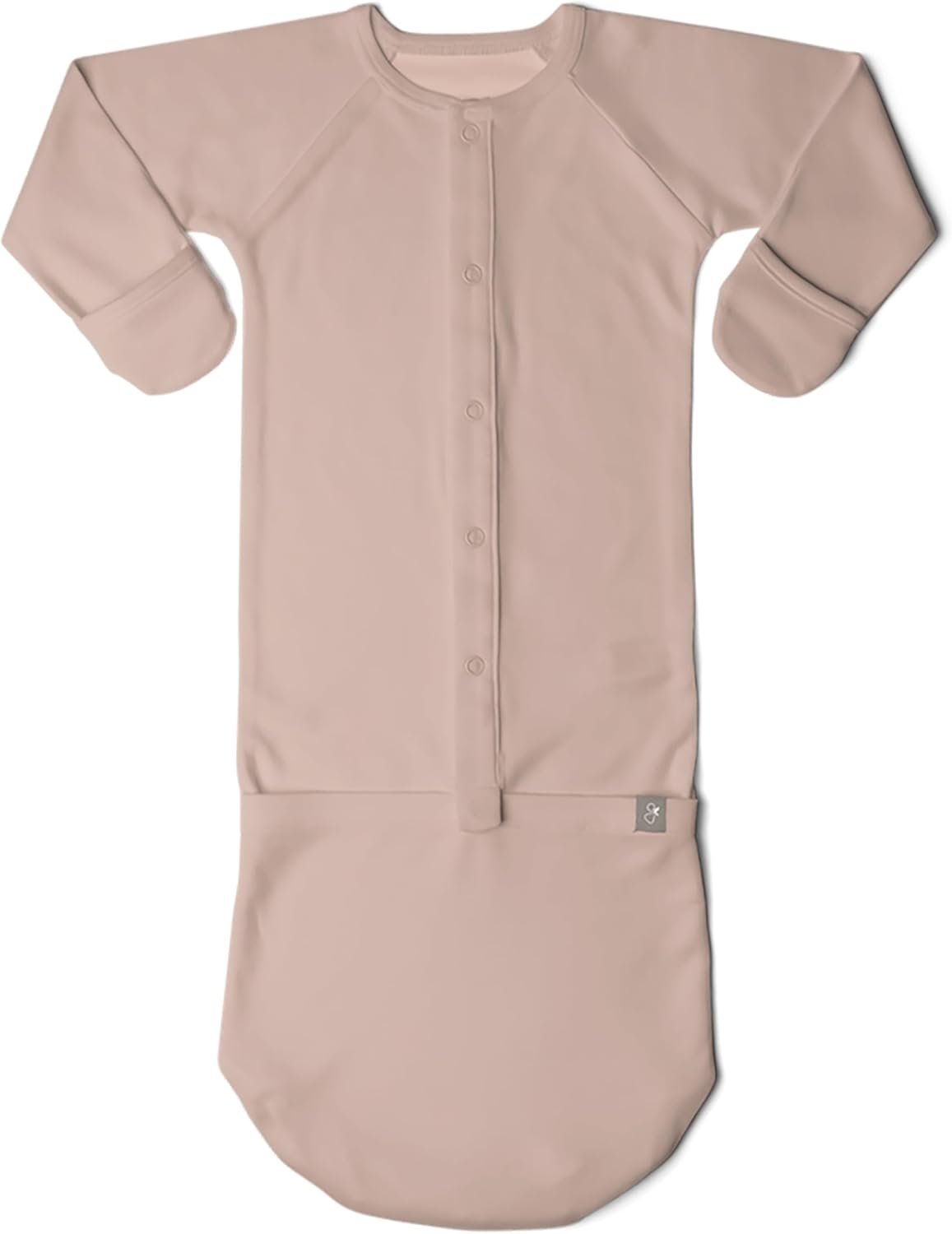 goumikids Viscose Made from Bamboo Organic Cotton Convertible Baby Gown