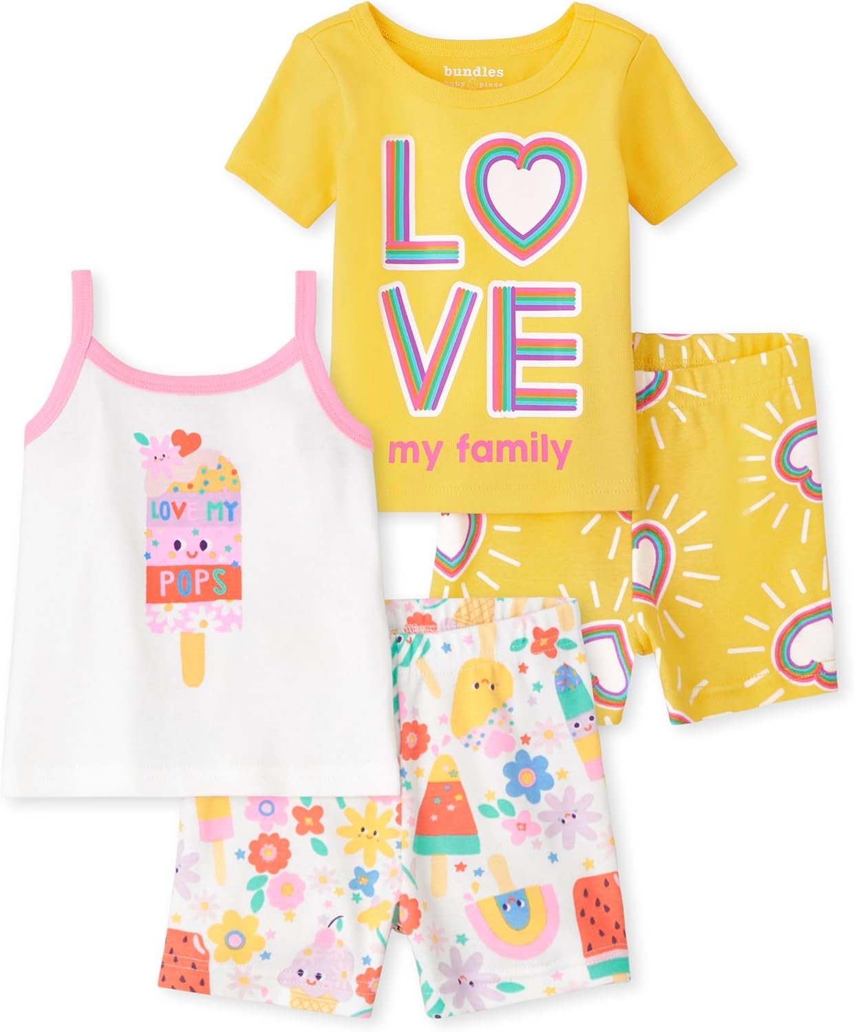 The Children’s Place Baby Girls’ and Toddler Tie Front Denim Pull On Shorts