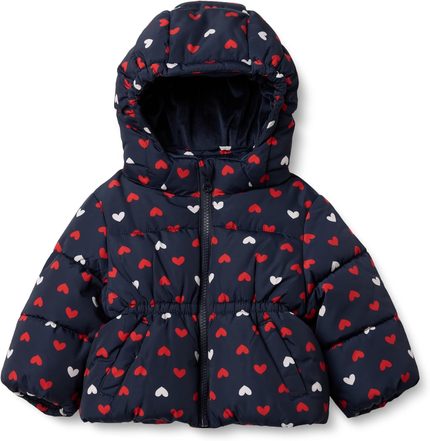 Amazon Essentials x Sofia Grainge Girls’ Water-Resistant Hooded Puffer Jacket