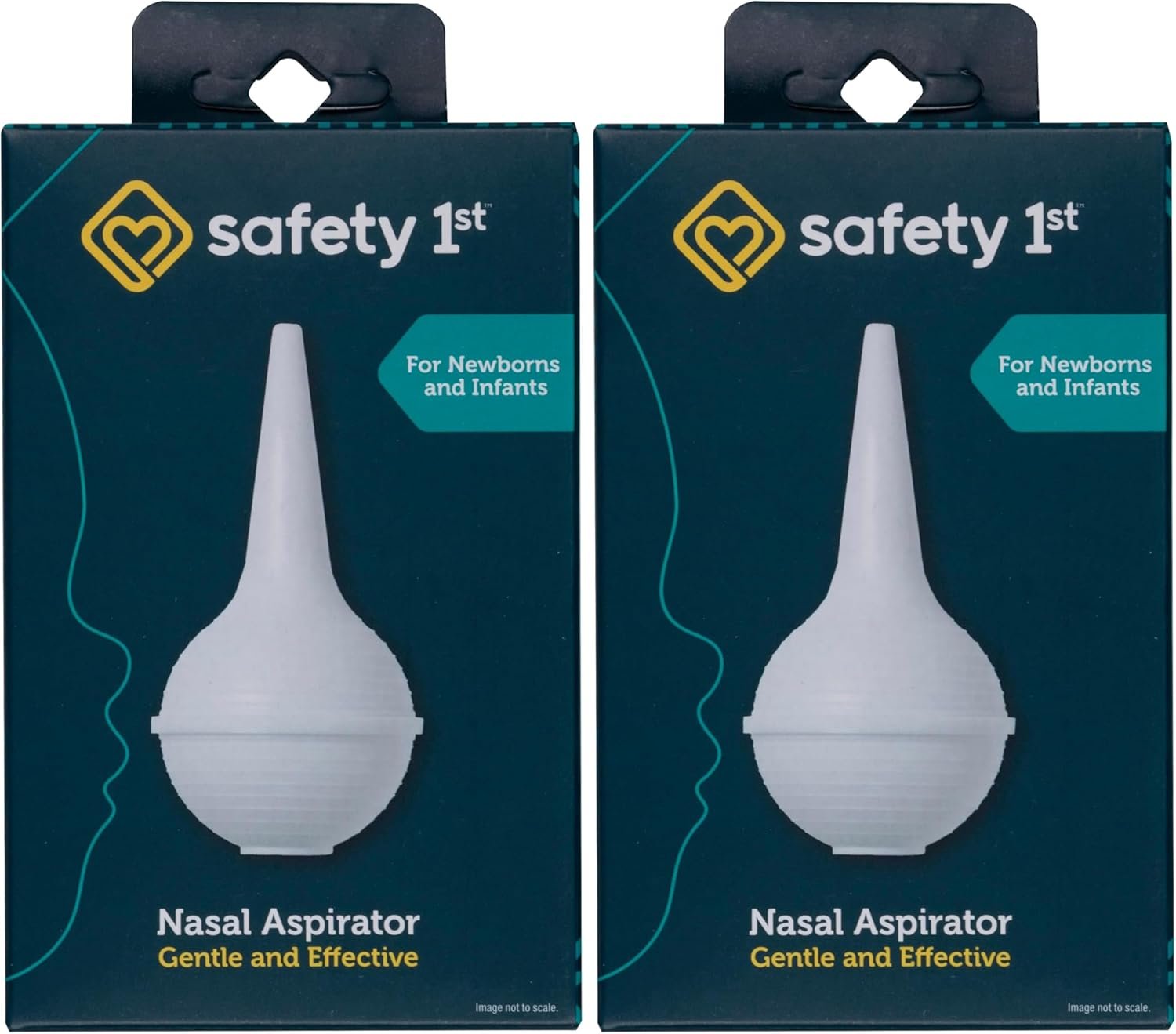 Safety 1st Nasal Aspirator, White, One Size (Pack of 2)