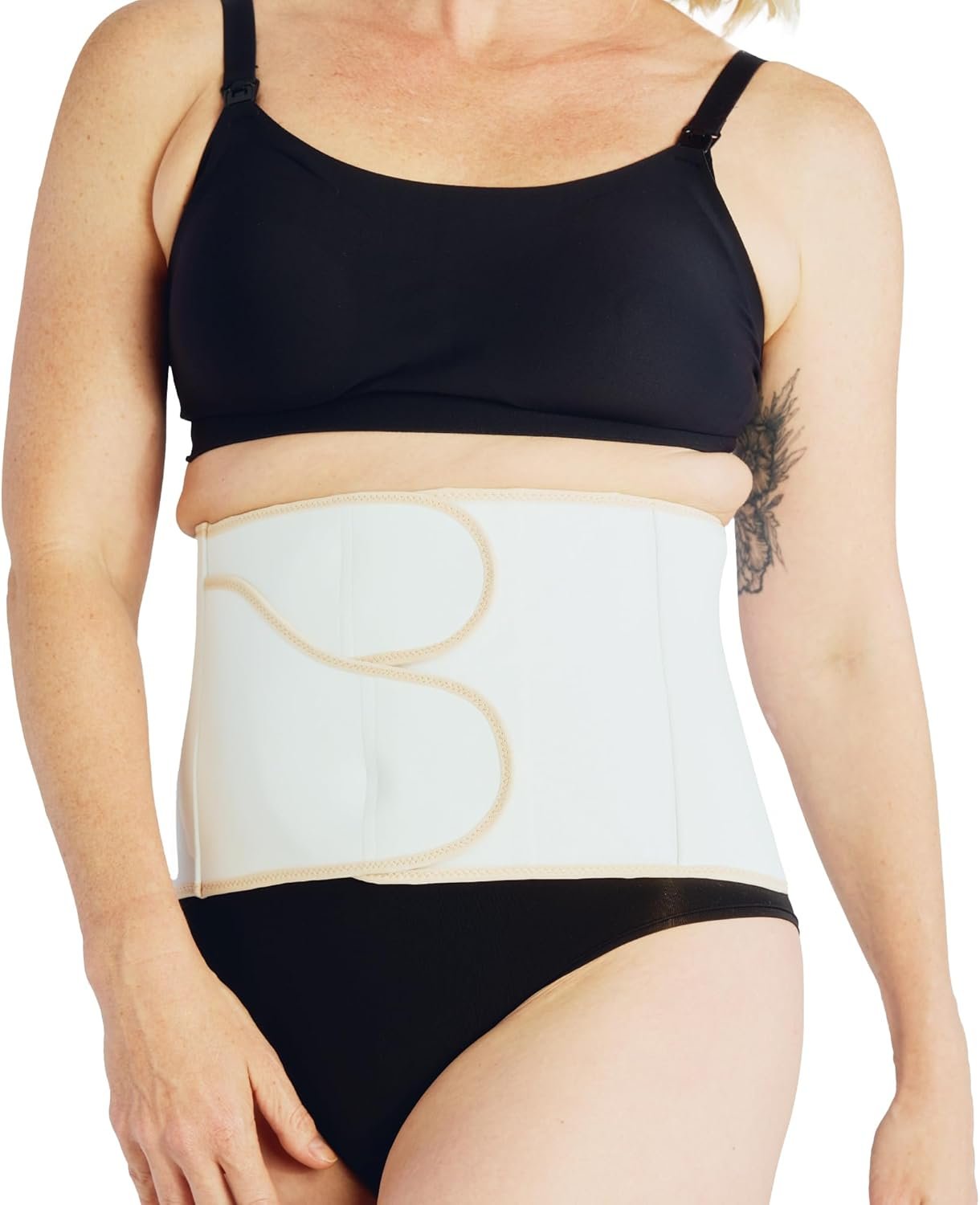 Belly Bandit BFF Postpartum Belly Wrap – Adjustable Abdominal Wrap for Post Pregnancy Recovery – Corset-Inspired Design for Waist, Core, & Back Support for C-Section or Natural Birth