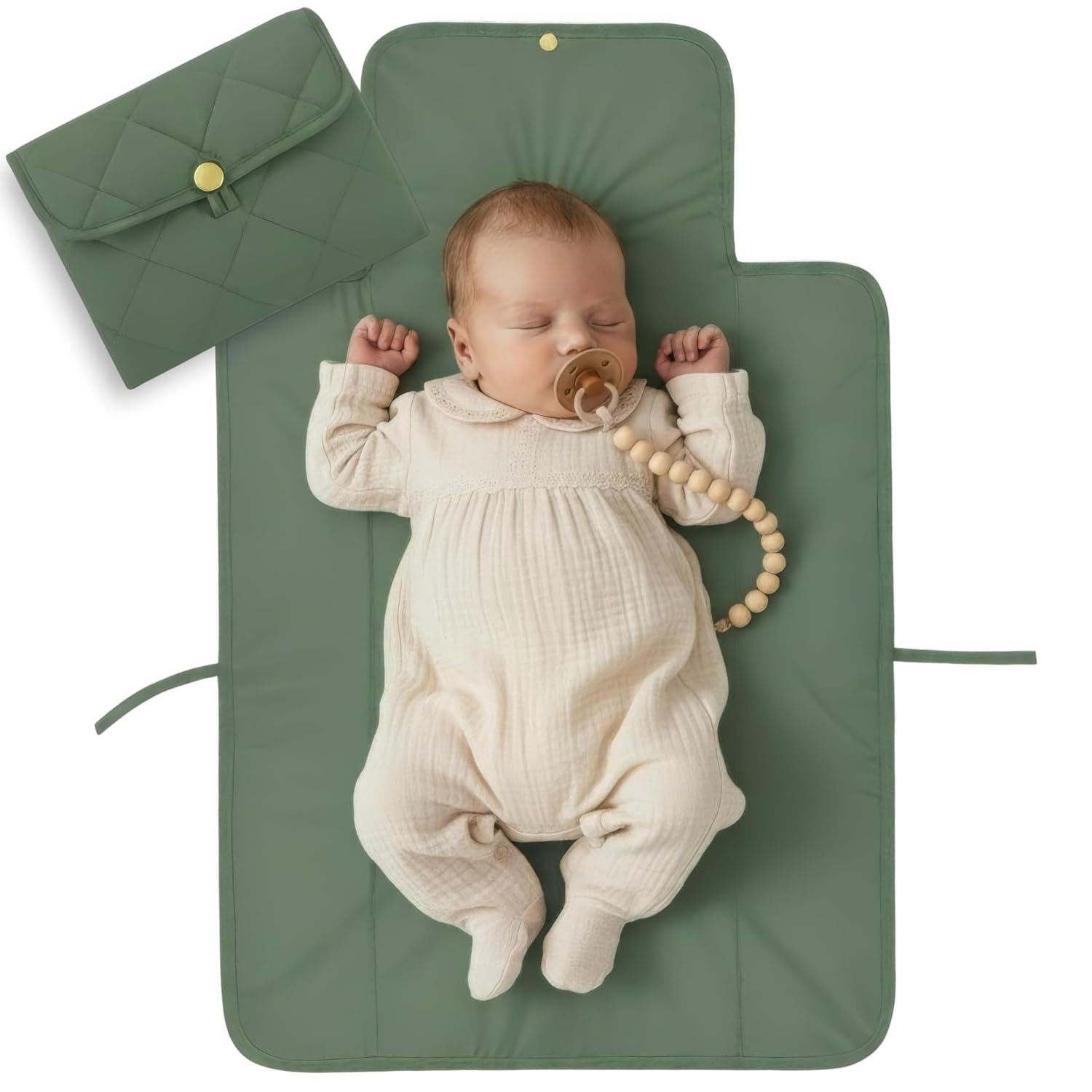 Portable Diaper Changing Pad – Soft and Easy to Clean Diaper Changing Mat for Babies – The Perfect Lightweight and Foldable Pad for Traveling