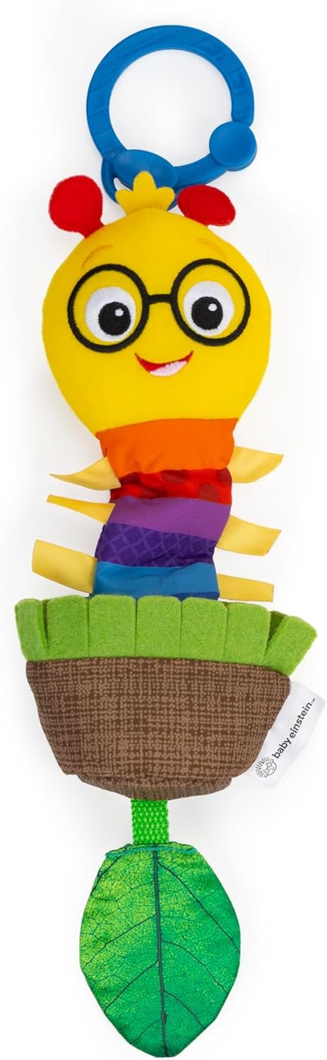 Baby Einstein Cal-a-Puller Pull & Shake Stroller Toy, Ages 0 Months and Up