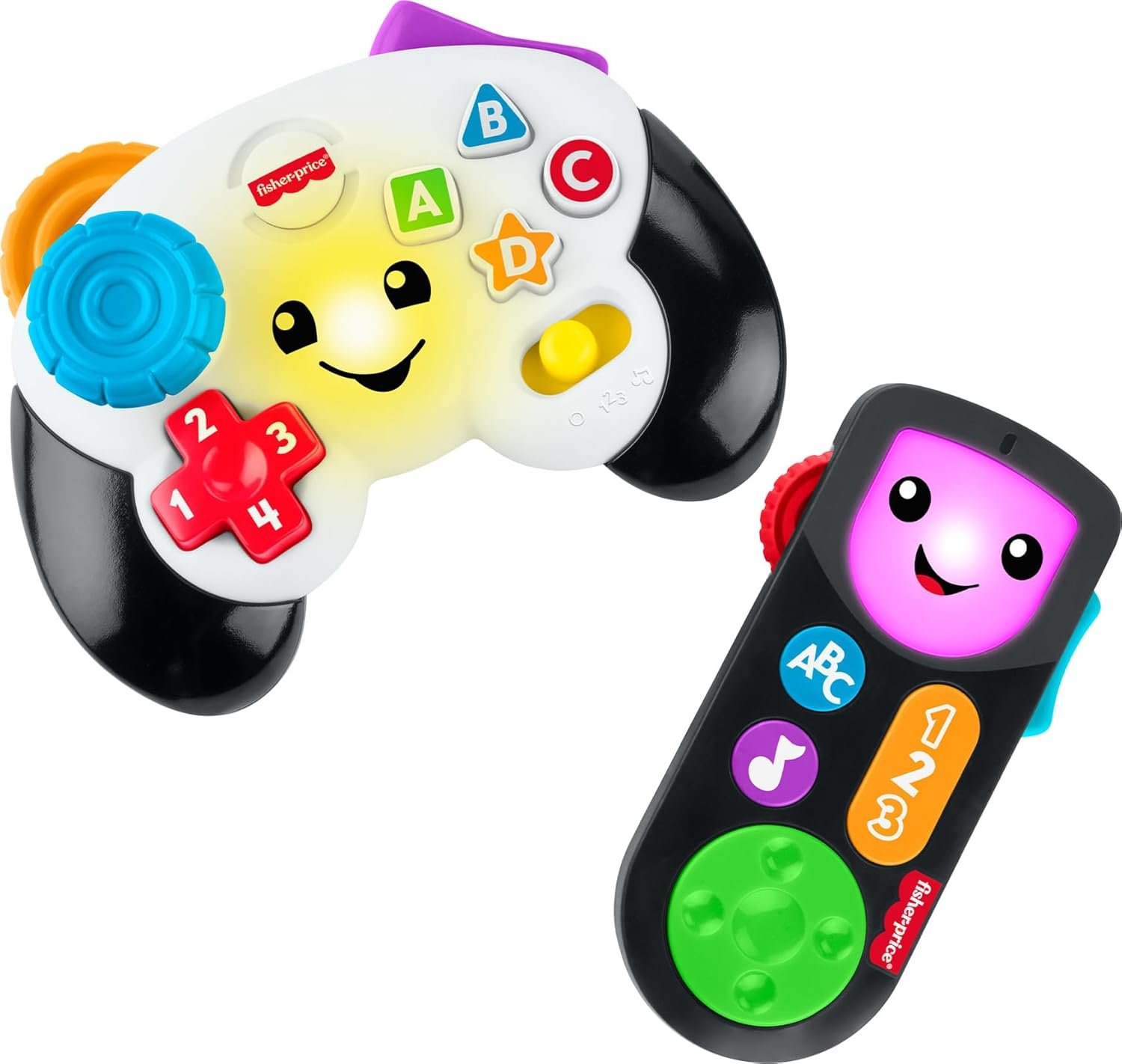 Fisher-Price Baby & Toddler Toys Laugh & Learn Play & Stream Tech Set, Pretend Video Game & Remote Control for Infants Ages 6+ Months