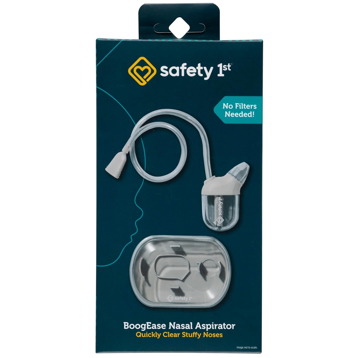Safety 1st BoogEase Nasal Aspirator, Grey