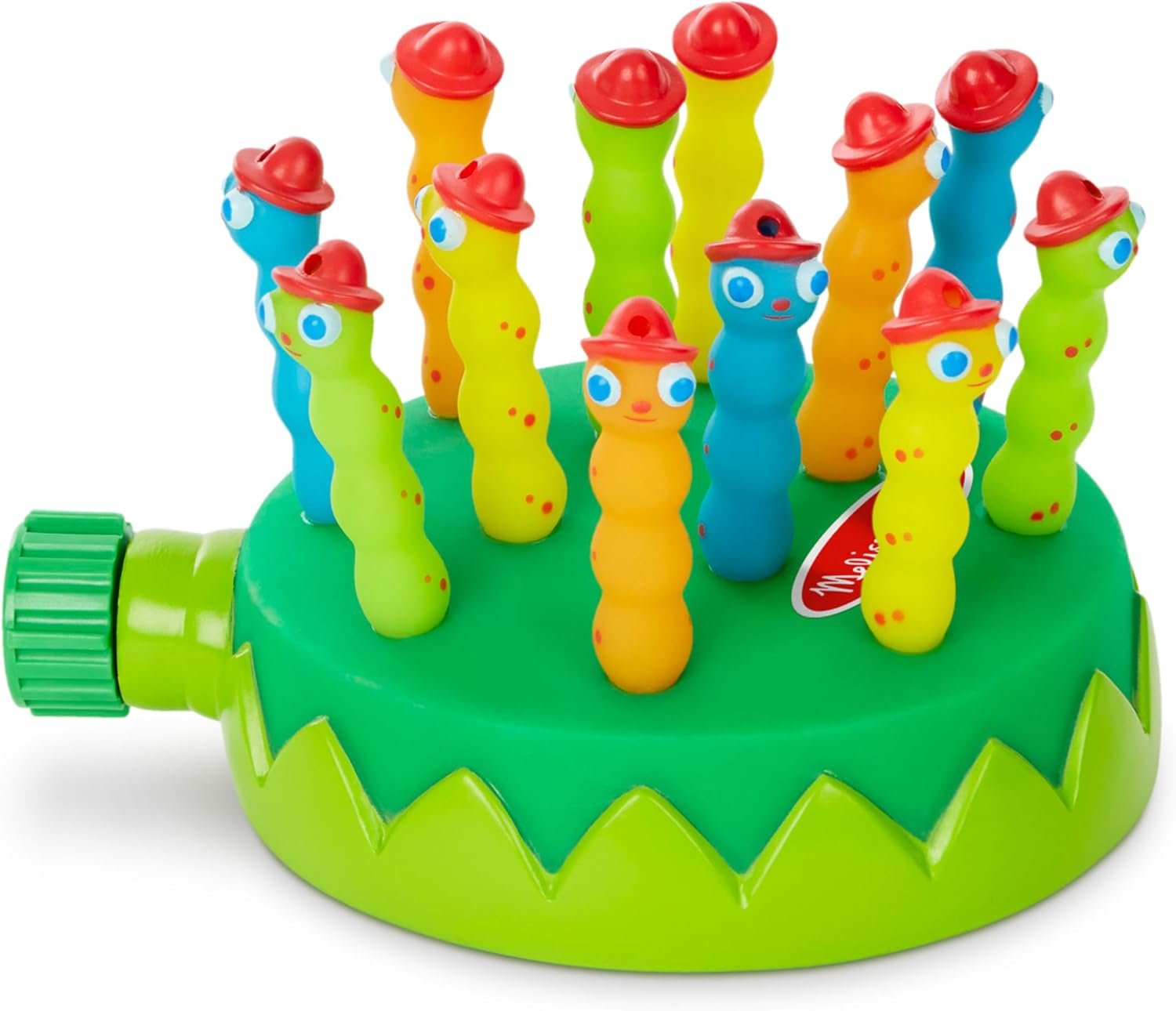 Melissa & Doug Splash Patrol Sprinkler Outdoor Water Toy for Kids – Water Sprinkler for Kids and Sensory Play, Connects to Standard Garden Hose, Ages 3+