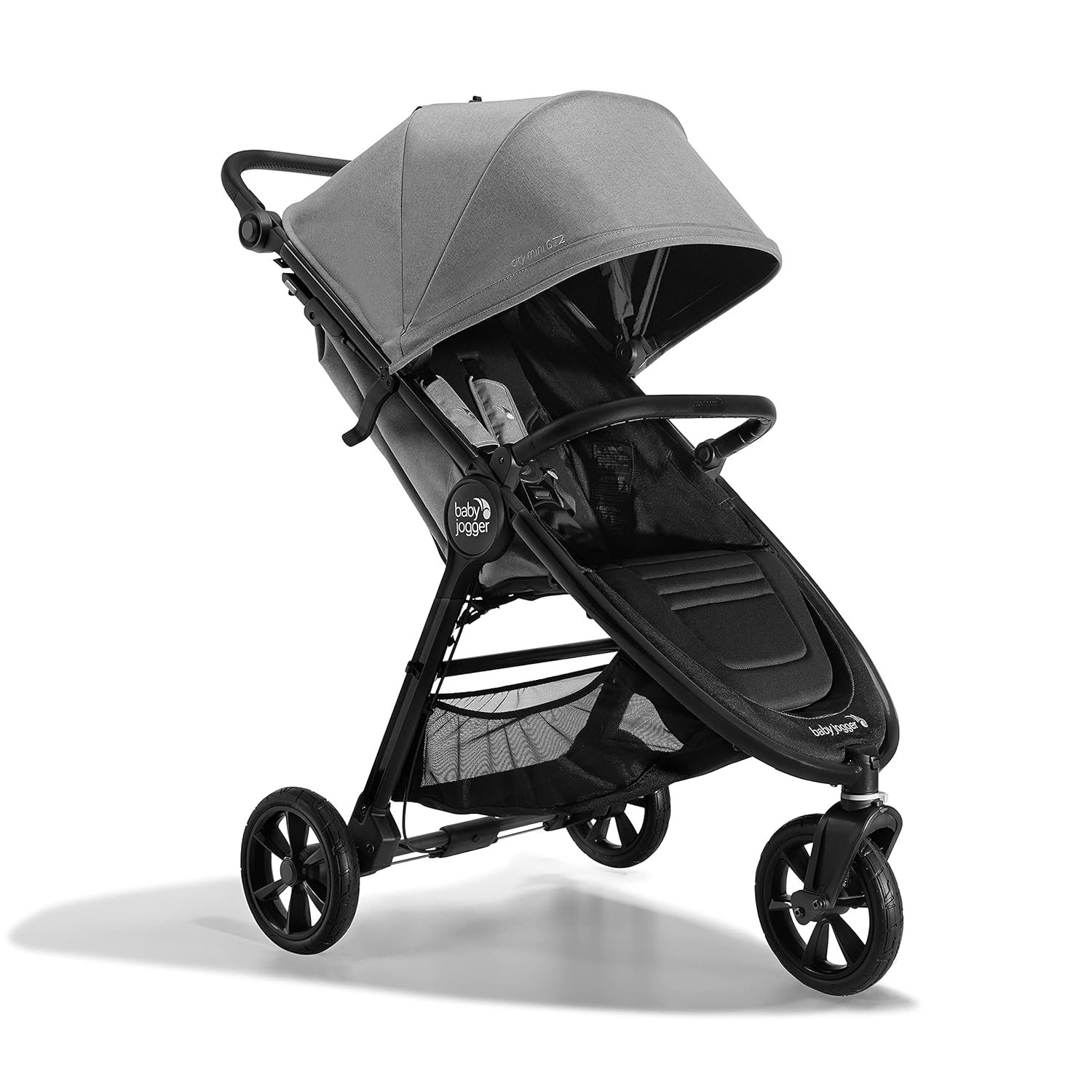 Baby Jogger® City Mini GT2 All-Terrain Lightweight Stroller, Forever Air Tires, One-Hand Fold, All-Wheel Suspension, Baby Stroller with Belly Bar, Leatherette Handlebar, Amazon Exclusive Pike Fashion