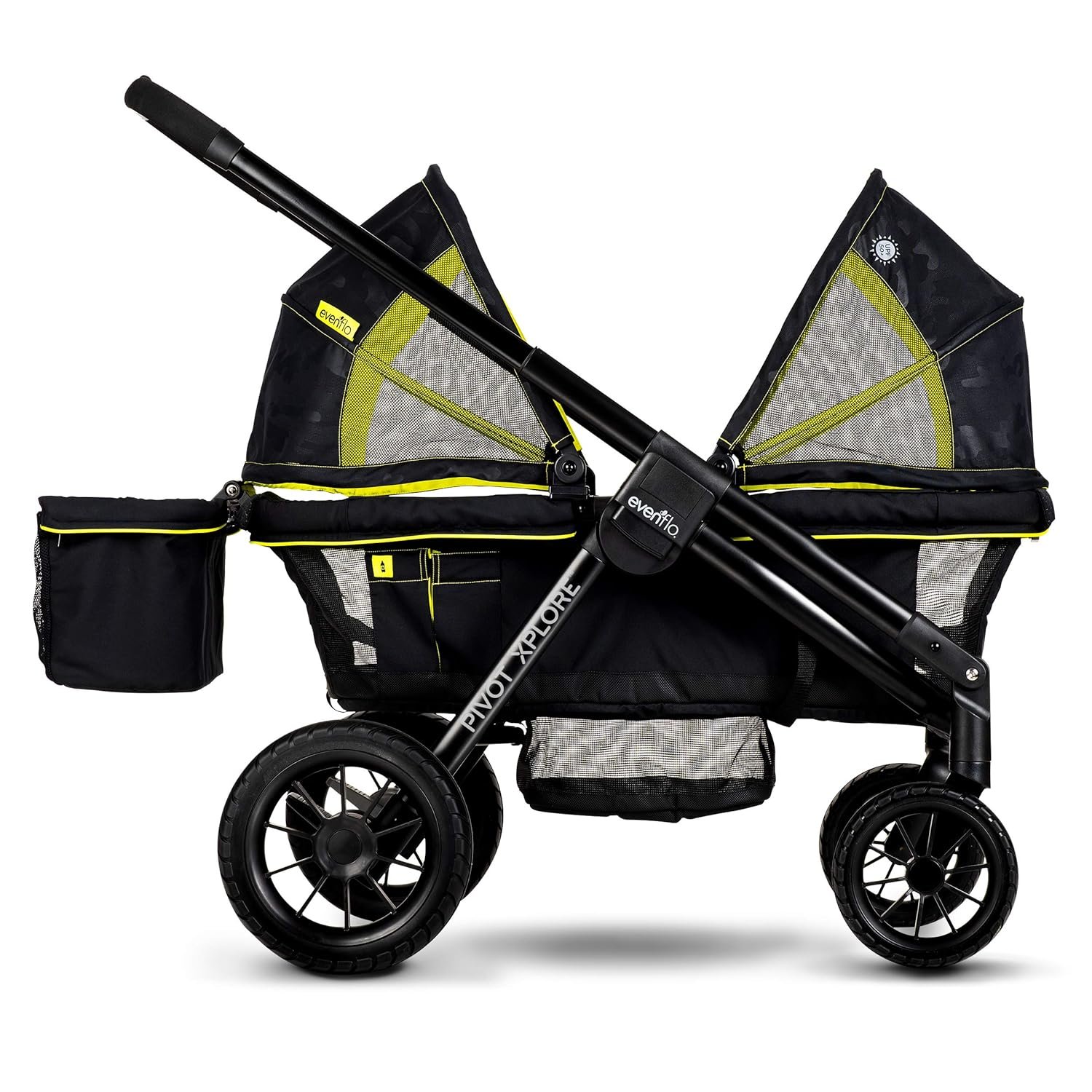 Evenflo Pivot Xplore All-Terrain Stroller Wagon (Wayfarer Black)